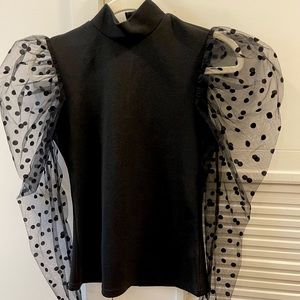 Polka dots blouse